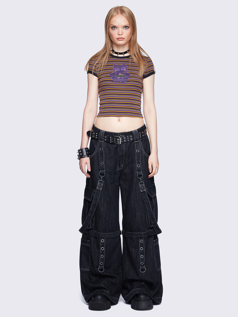 Apollo Striped Baby Tee