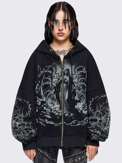 Ascension Black Zip Up Hoodie