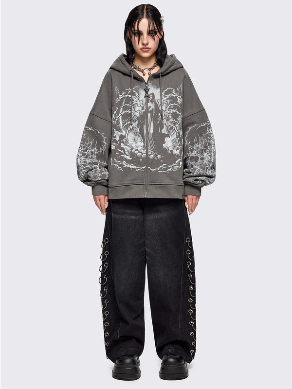 Ascension Grey Zip Up Hoodie