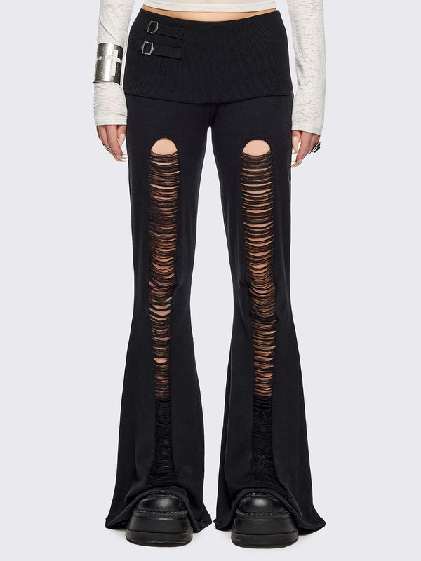 Broken Flare Pants