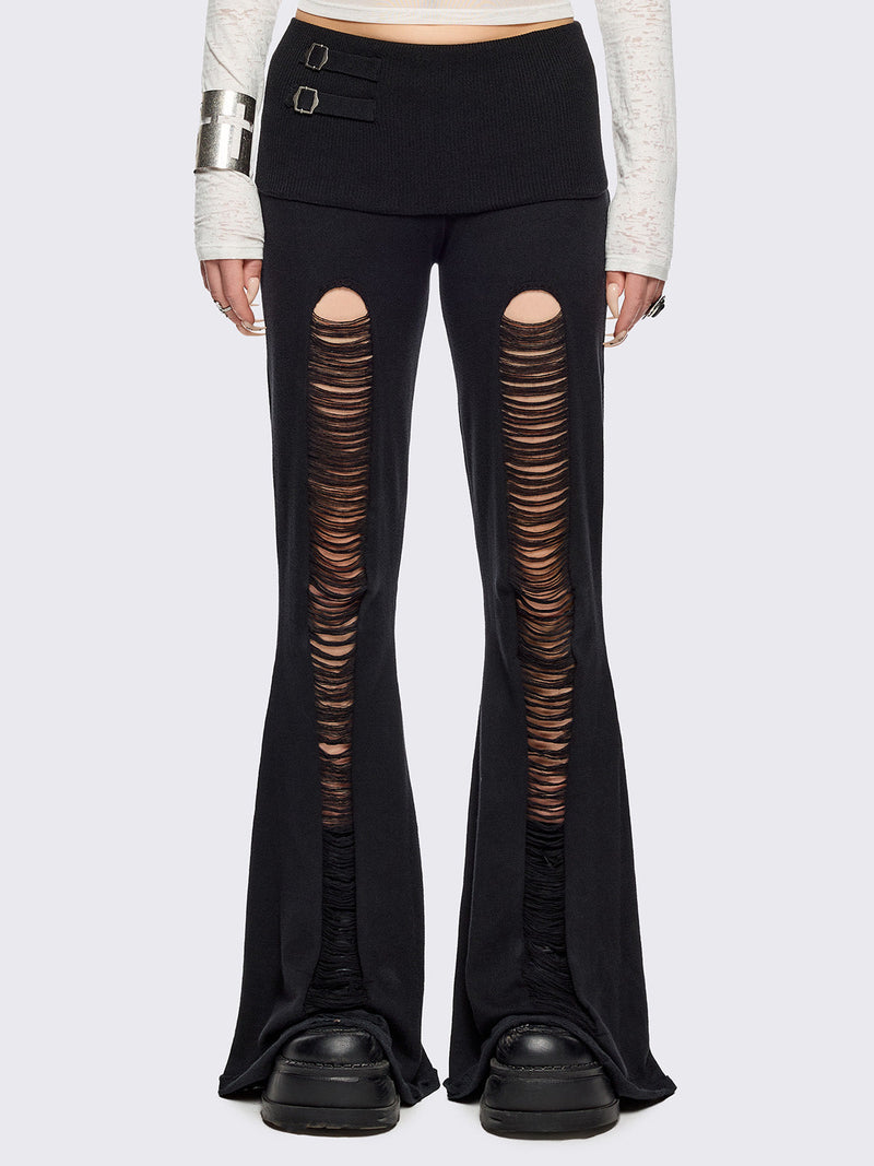 Broken Flare Pants