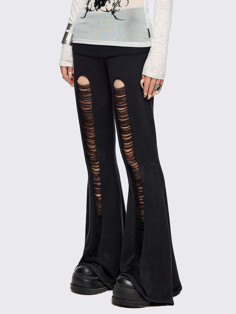 Broken Flare Pants