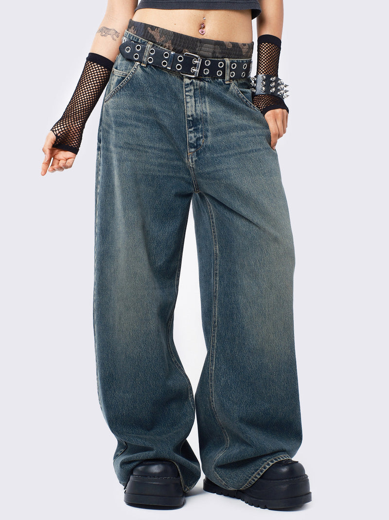 Echo Overdye Baggy Jeans