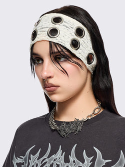 Elektra Ecru Lace Headband