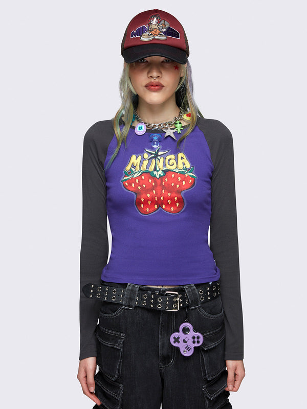Flyberry Raglan Top