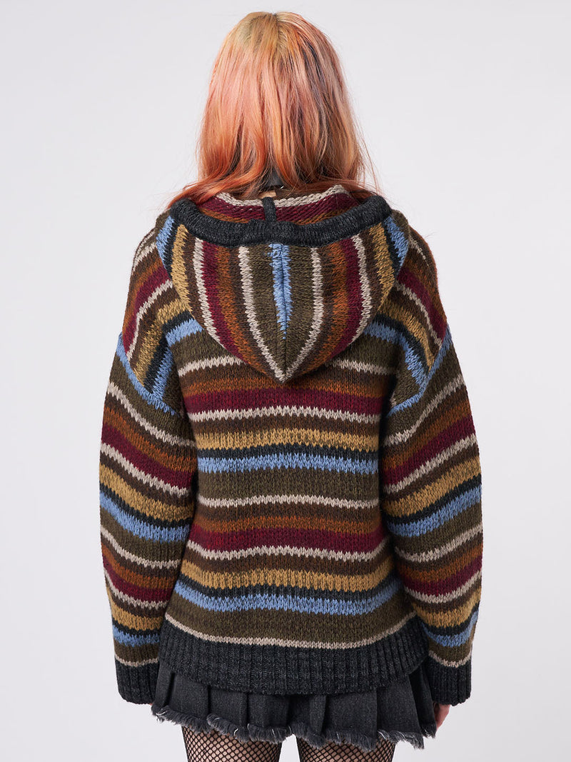 Jacky Knitted Zip-Up Hoodie