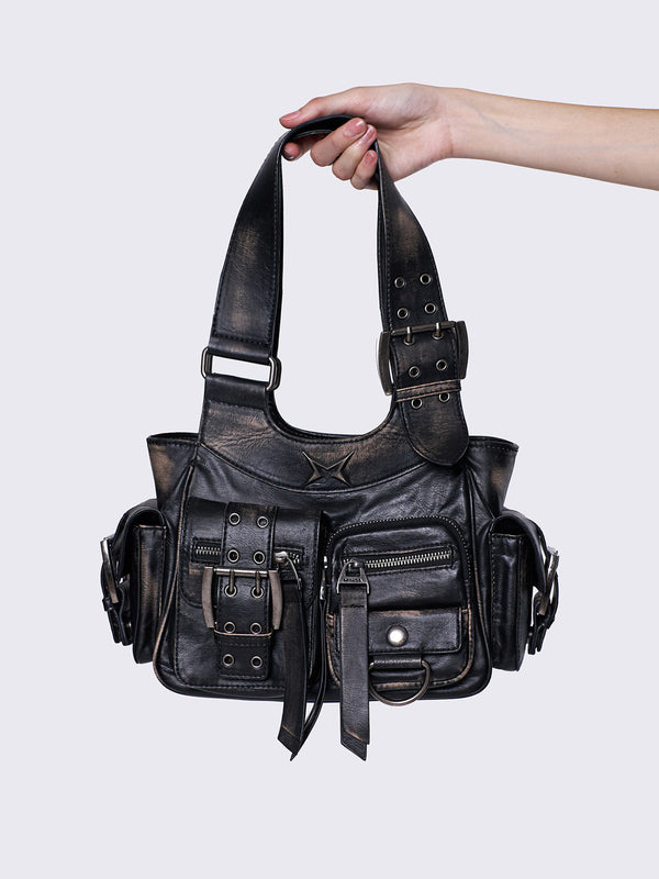 Jade Vegan Shoulder Bag