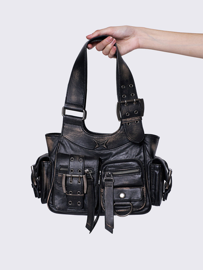 Jade Vegan Shoulder Bag