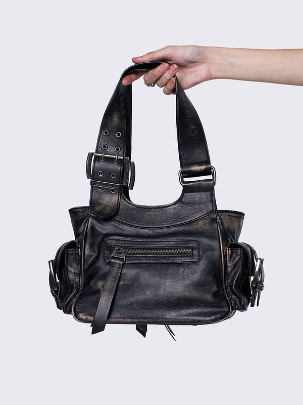 Jade Vegan Shoulder Bag