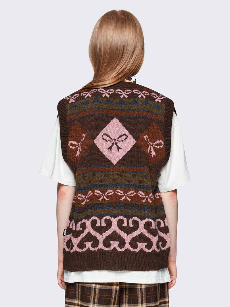 Love Bows Sweater Vest