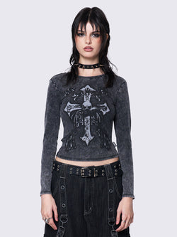 Skullbound Washed Top