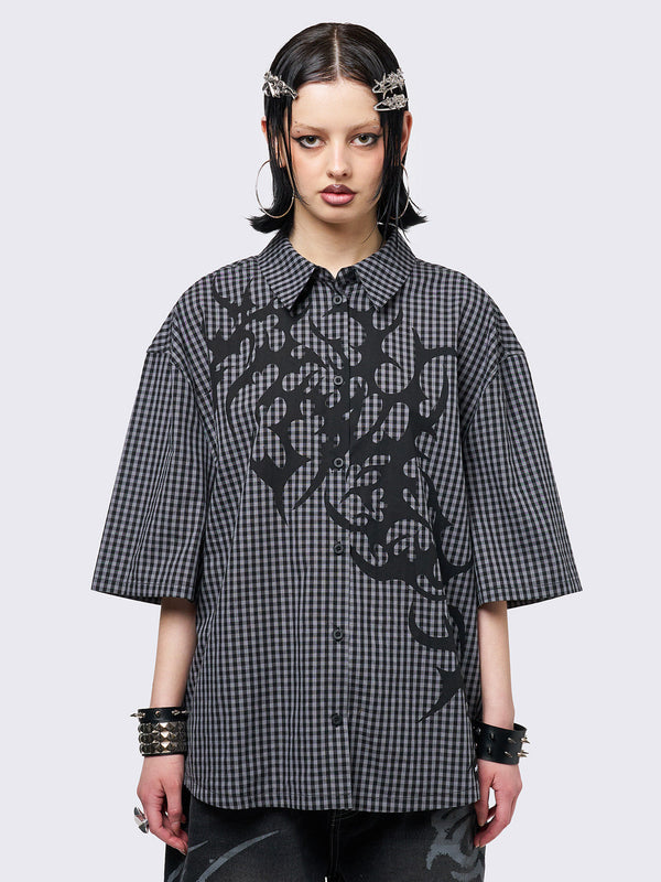 Tattooed Check Shirt