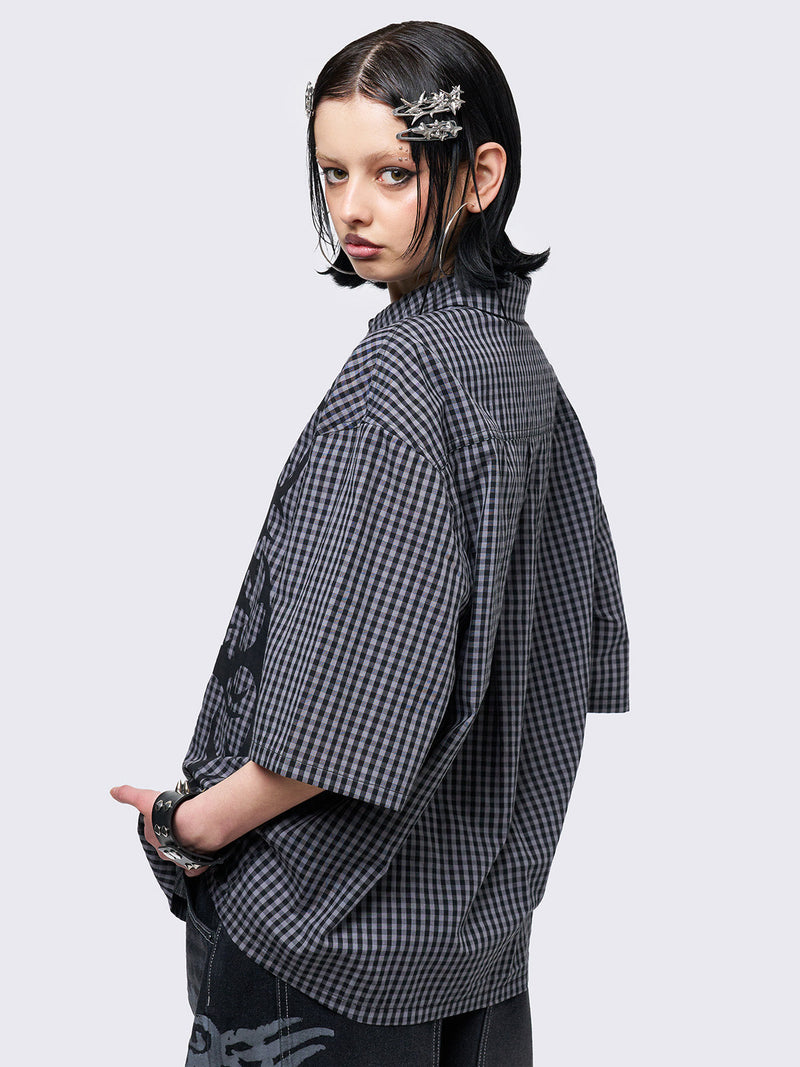 Tattooed Check Shirt