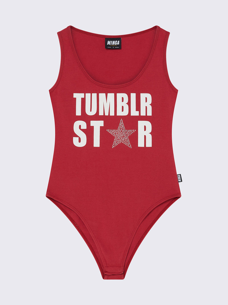 Tumblr Star Red Bodysuit