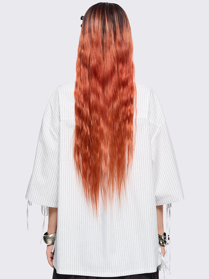Angels White Striped Shirt