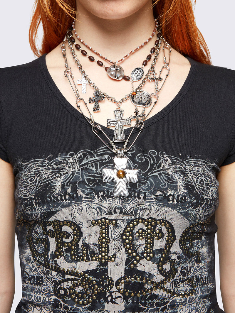 Blessed Mess Necklace Set