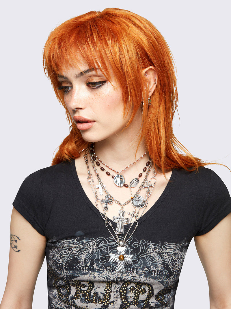 Blessed Mess Necklace Set