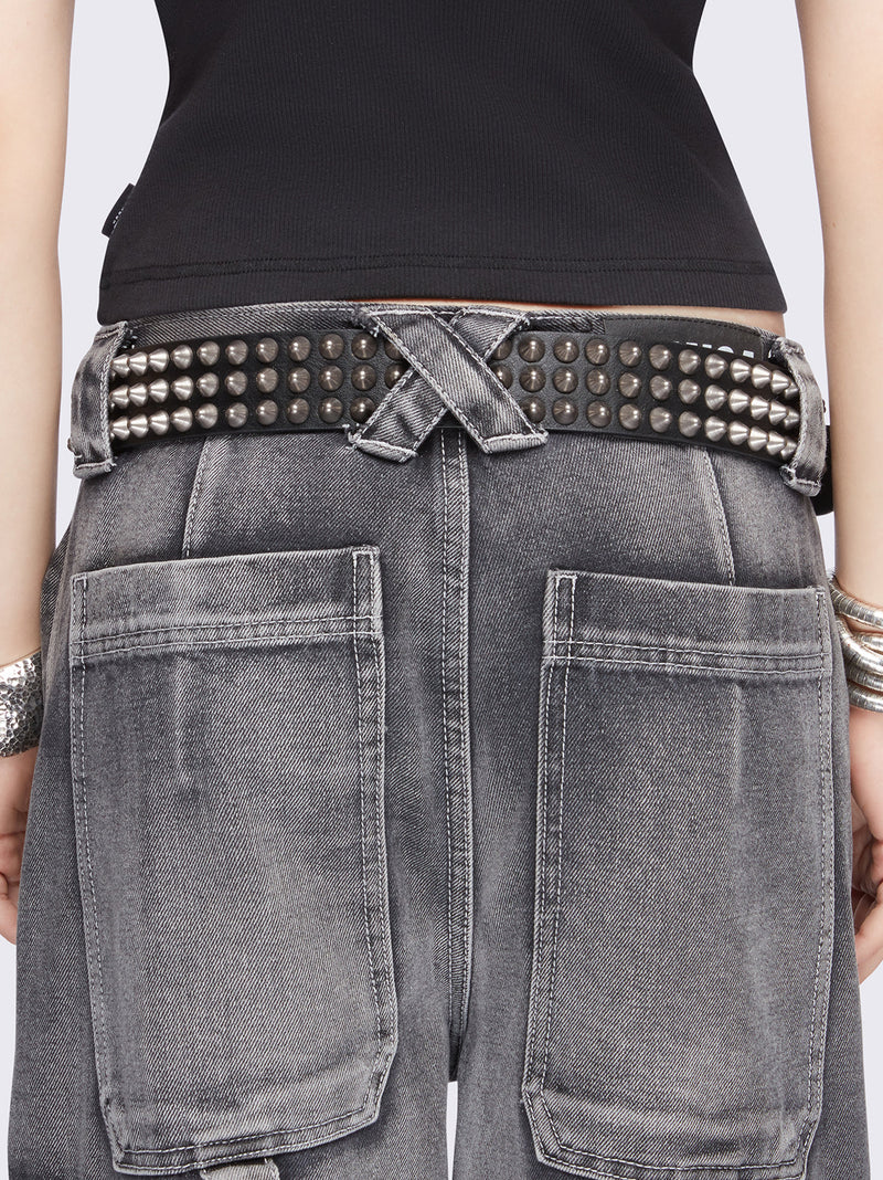 Brutal Spike Studded Belt