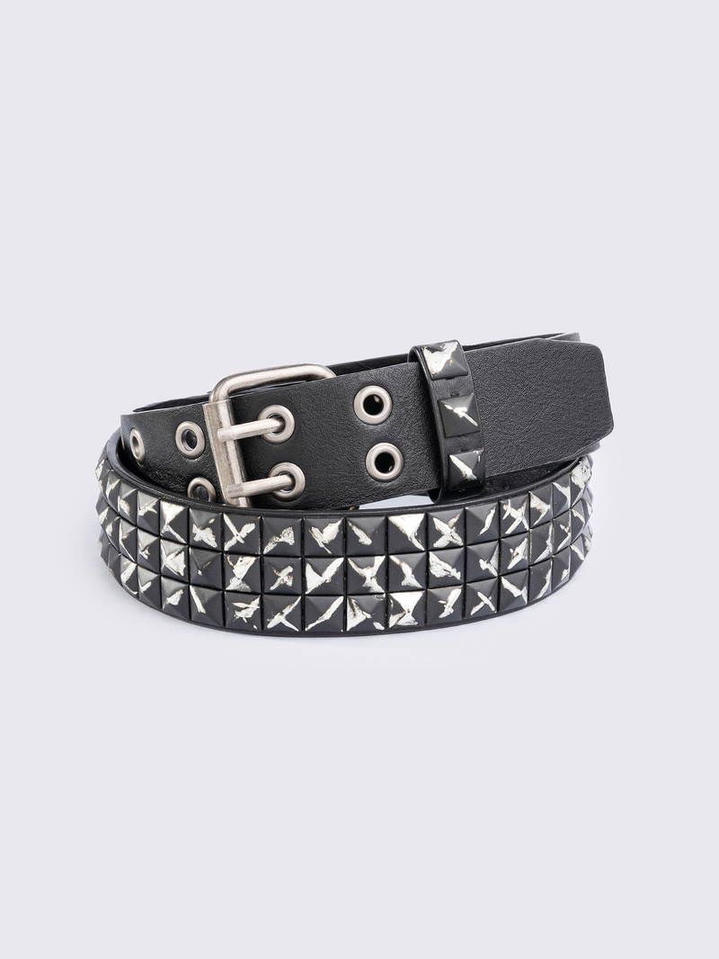 Brutal Square Studded Belt