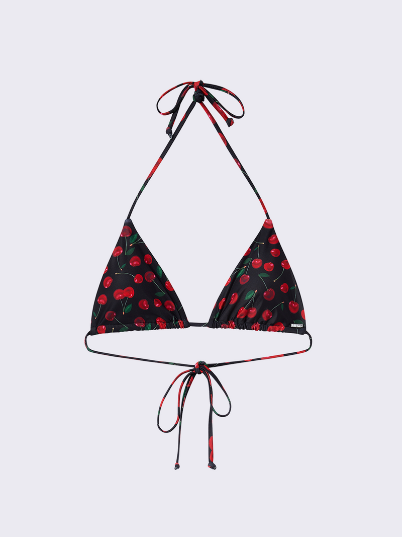 Cherry Bomb Tie Side Bikini Bottoms