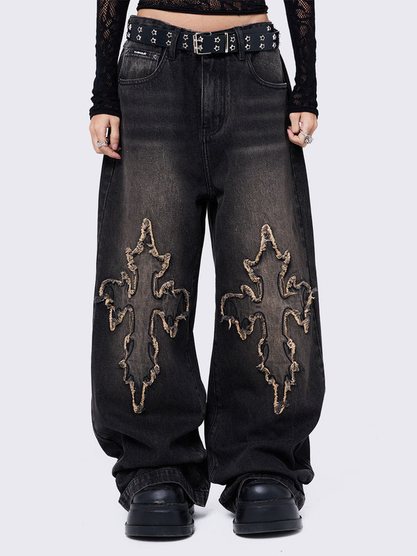 Cryptocross Baggy Jeans