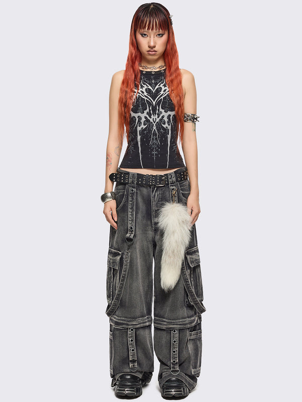 Glitch Heart Vest Top