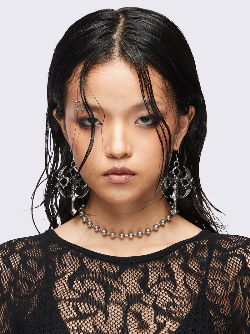 Gothic Cross Earrings