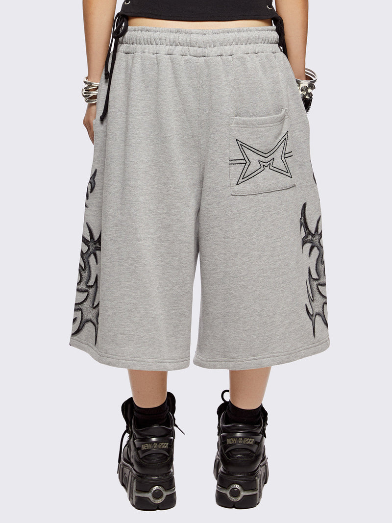 Gritty Grey Sweat Shorts