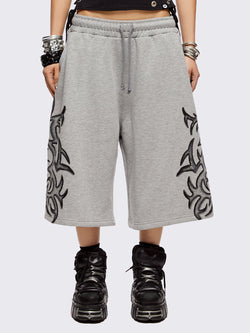 Gritty Grey Sweat Shorts