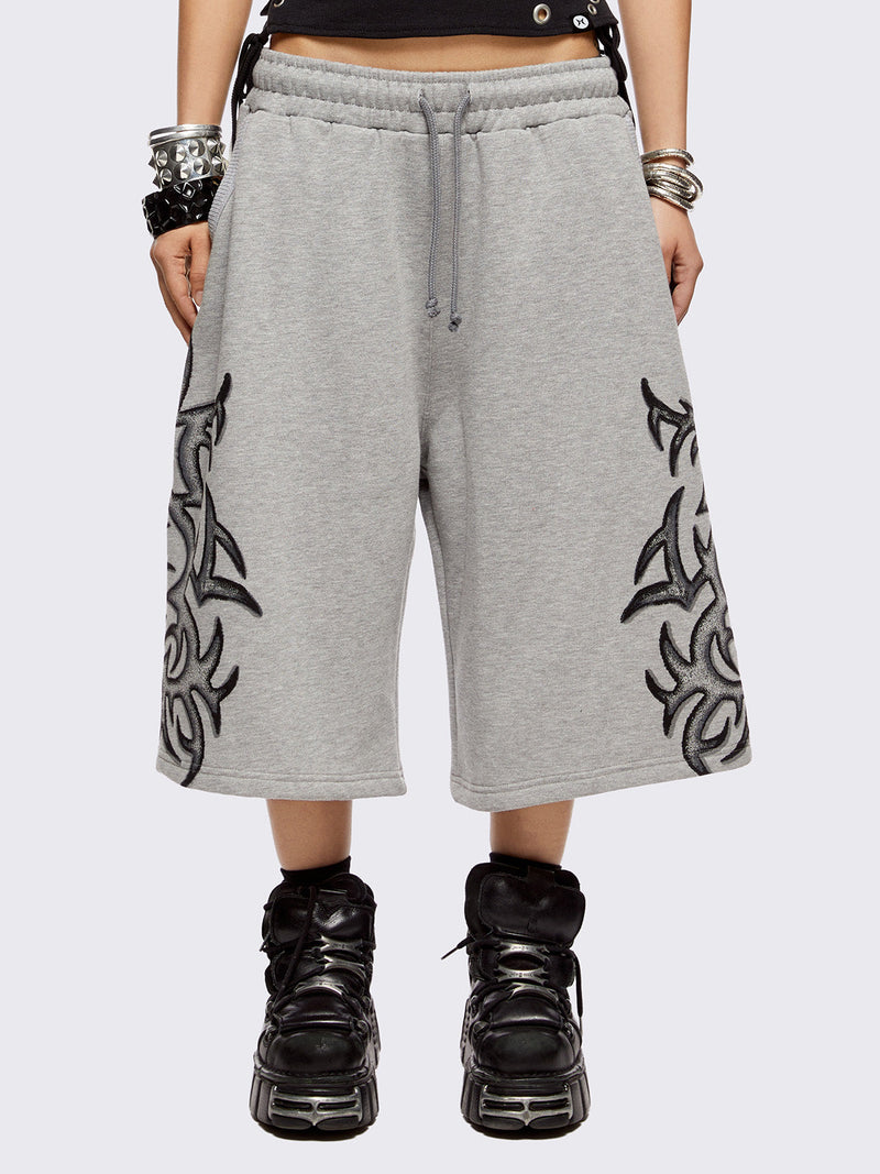 Gritty Grey Sweat Shorts