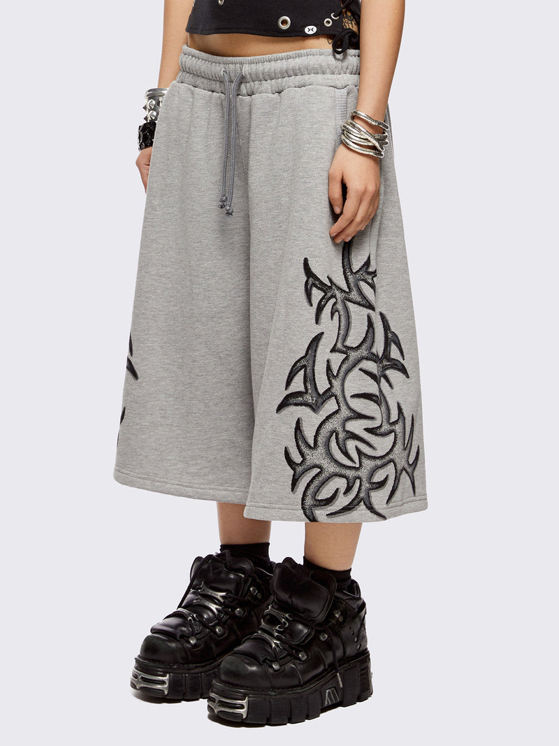Gritty Grey Sweat Shorts