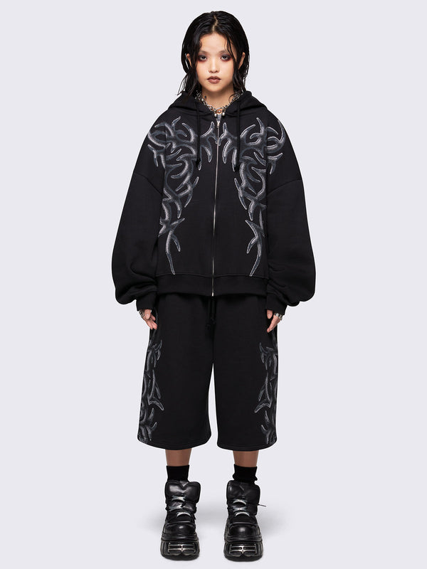 Gritty Zip Up Hoodie