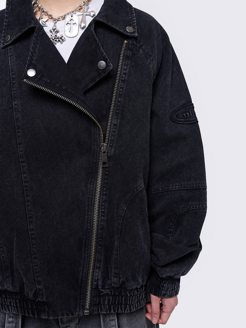 Harley Black Bomber Jacket