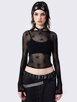 In the Stars Fishnet Top