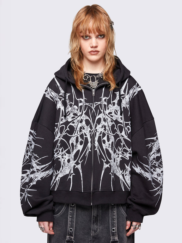 Insane Zip Up Hoodie