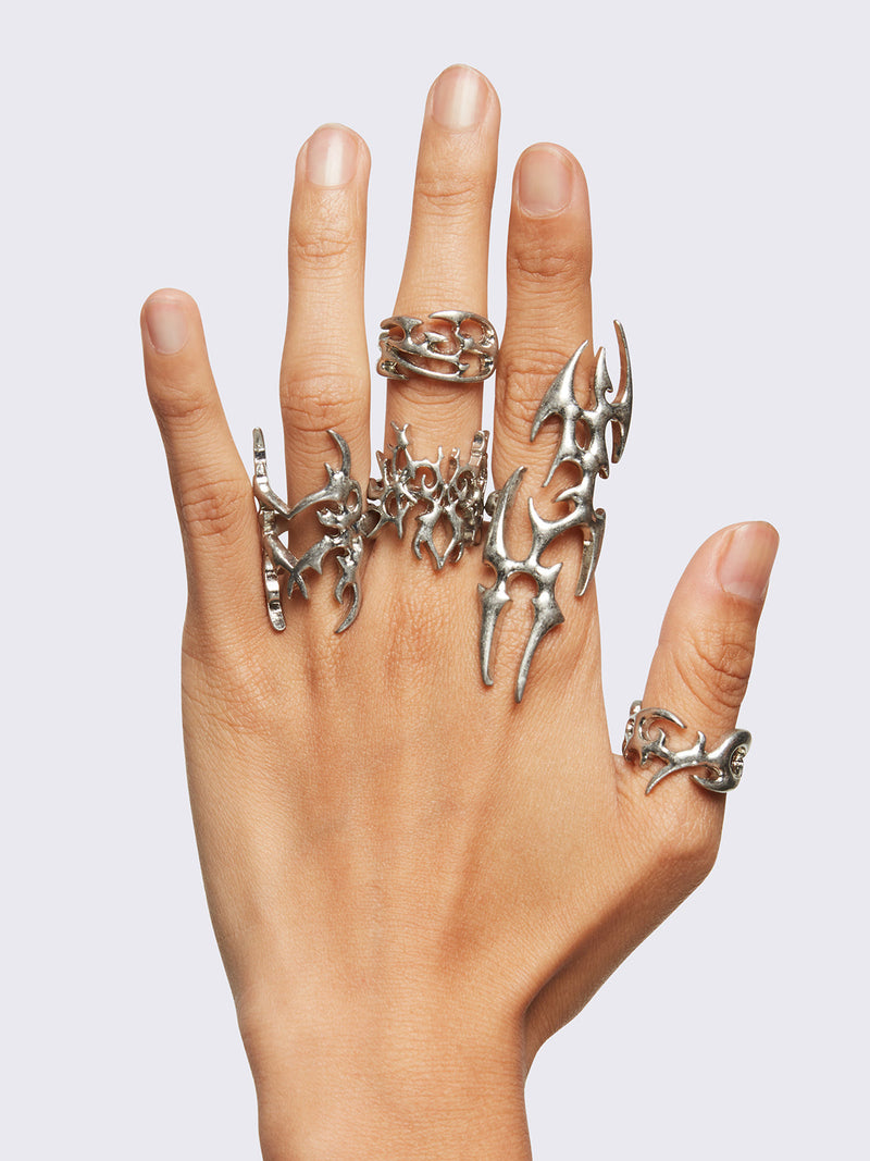Iron Veins Ring Set