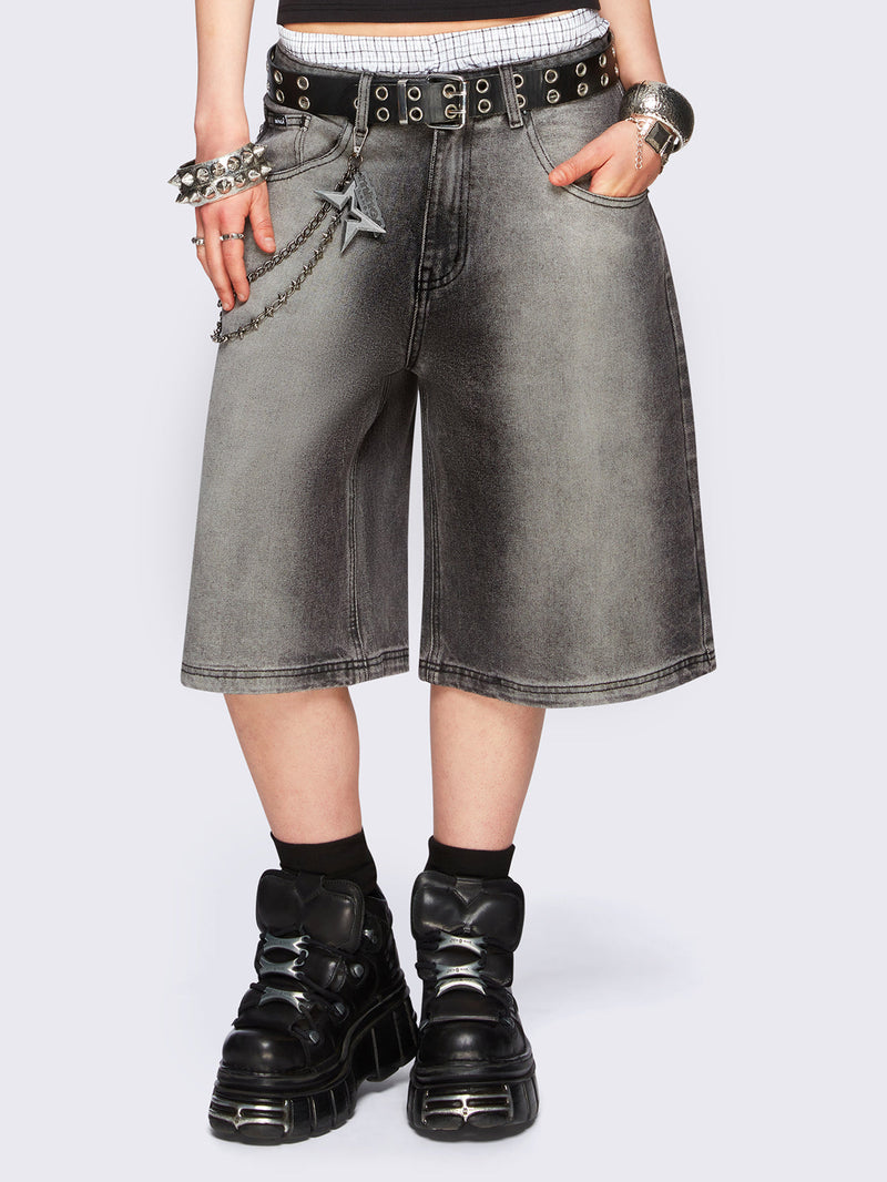 Jen Grey Washed Jorts