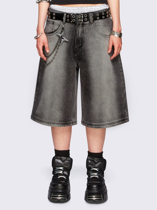 Jen Grey Washed Jorts