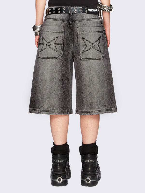Jen Grey Washed Jorts