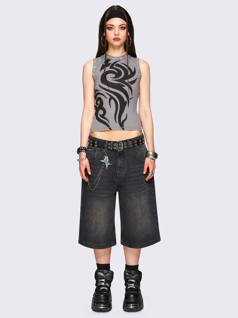 Jen Black Washed Jorts