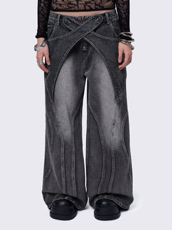 Kim Black Baggy Jeans