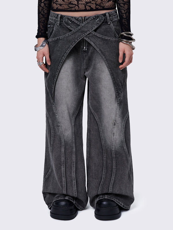 Kim Black Baggy Jeans