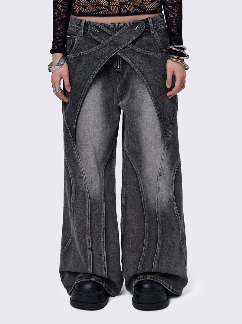 Kim Black Baggy Jeans