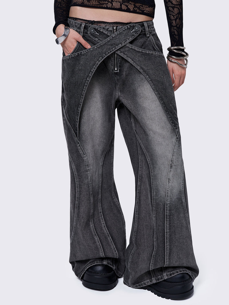 Kim Black Baggy Jeans
