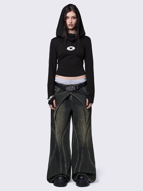 Kim Green Baggy Jeans