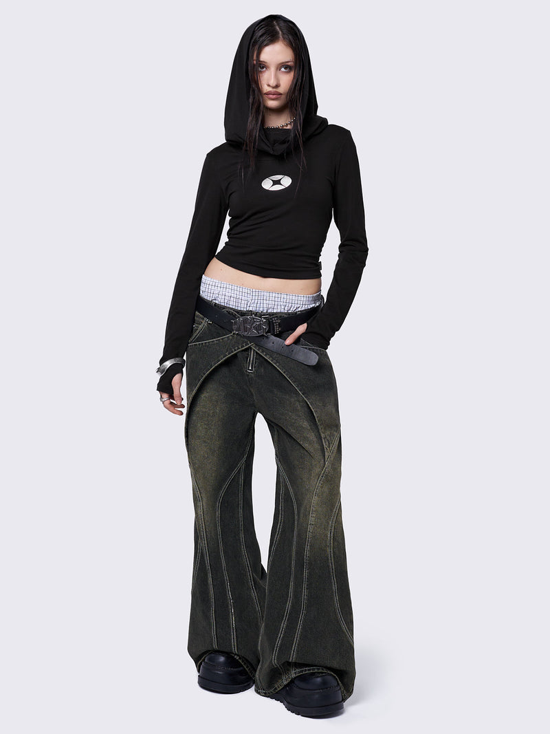 Kim Green Baggy Jeans