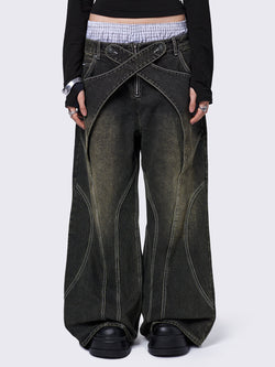 Kim Green Baggy Jeans