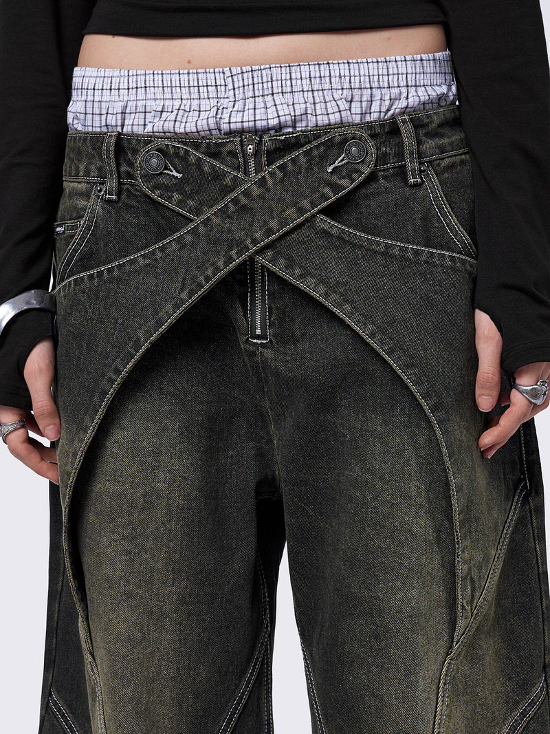 Kim Green Baggy Jeans