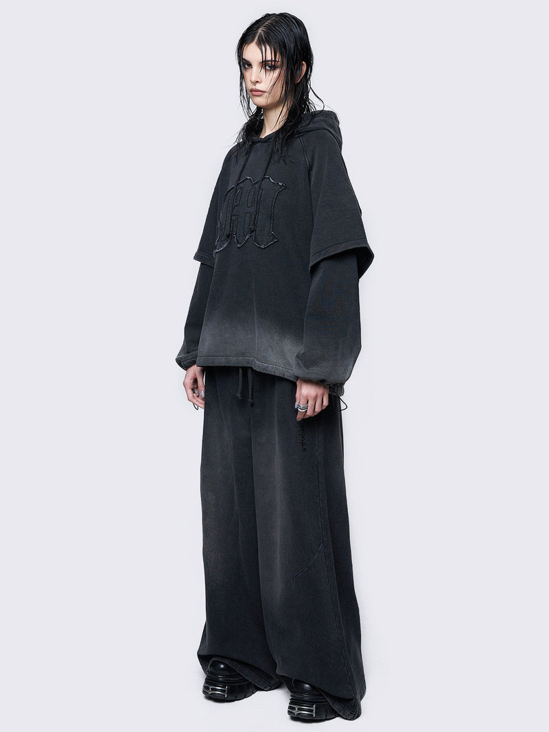Liv Black Washed Sweatpants
