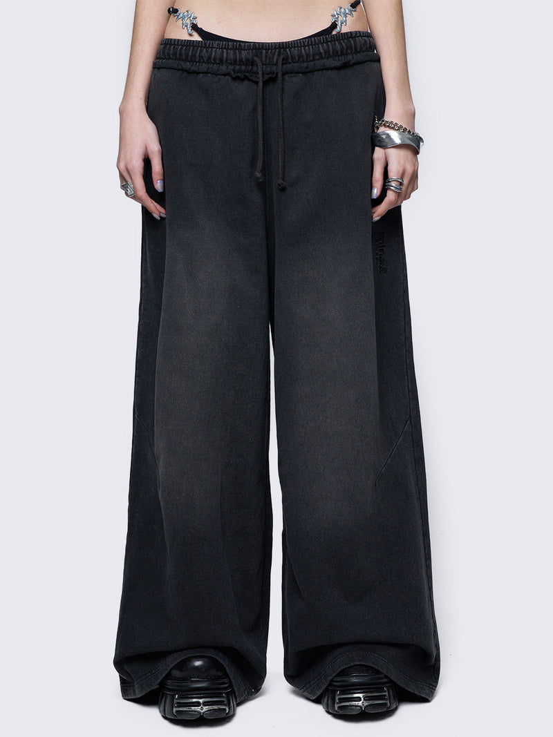 Liv Black Washed Sweatpants